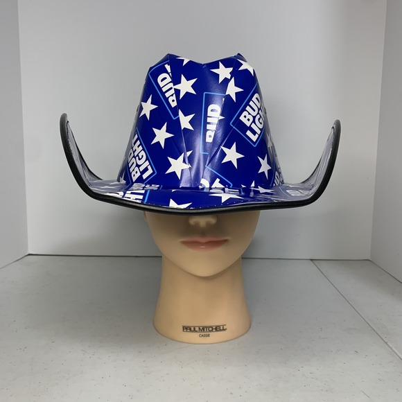 Budweiser Other - Bud Light‎ Beer Box Cowboy Hat – Adult Size Cardboard Novelty Hat NWT